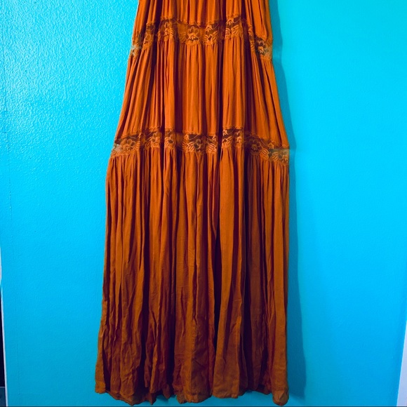 Boho Laced Button-Up Dress - Picture 4 of 5